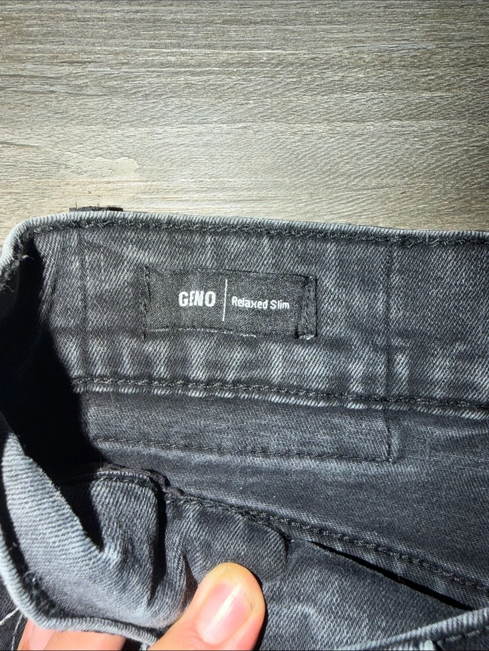 True Religion Men’s Washed Black Straight Slim Jeans
